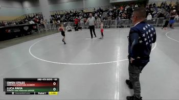 63 lbs Cons. Round 2 - Luca Pavia, Sunkist Kids Monster Garage vs Owen Stiles, Nebraska Wrestling Academy