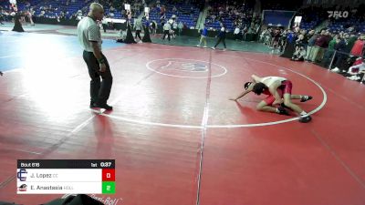 126 lbs Consi Of 32 #1 - James Lopez, Central Catholic vs Ethan Anastasia, Holliston