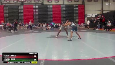 125 lbs Cons. Round 2 - Kaden Rios, Quincy vs Cilus Cabral, Central Methodist