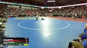 D3-126 lbs Quarterfinal - Izaiah Sanchez, Shiocton vs Zade Grassel, Auburndale