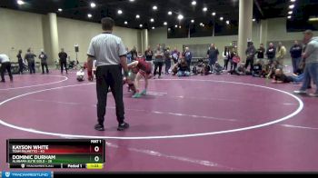 116 lbs Round 5 (6 Team) - Dominic Durham, Alabama Elite Gold vs Kayson White, Team Palmetto