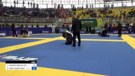 JÚLIO CÉSAR ROCHA DE OLIVEIRA vs DIMAS DAVI SANTIAGO GALIZA 2023 Brasileiro Jiu-Jitsu IBJJF