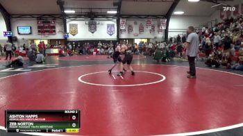 Round 2 - Zeb Norton, Mount Pleasant Youth Wrestling vs Ashton Happs, Keokuk Kids Wrestling Club