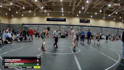 115 lbs Round 1 (4 Team) - Waylon Anderson, VA Team Predator vs Tyson Crowsey, PitBull Terps