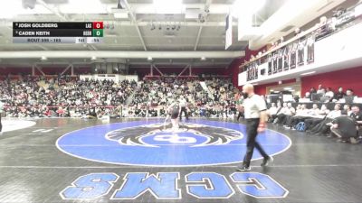 165 lbs 3rd Place Match - Caden Keith, Heritage (Brentwood) vs Josh Goldberg, Las Lomas
