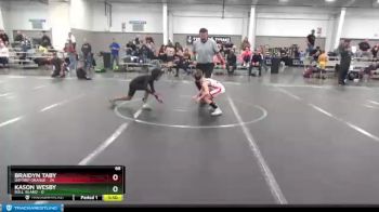 68 lbs Round 2 (4 Team) - Kason Wesby, Bull Island vs Braidyn Taby, Daytrip Orange
