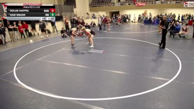 16U - 157 lbs 1st Place Match - Nolan Happel, Warrior Warehouse vs Sam Smude, Blaine Wrestling Association