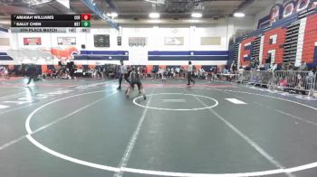 115 lbs 5th Place Match - Sally Chen, Westminster vs Amaiah Williams, Corona