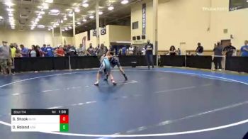 90 lbs Prelims - Gavin Shook, Burrell vs Dominic Roland, Kiski Area