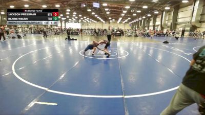 100 lbs Round 5 (4pm Saturday) - Jackson Pressman, Bitetto Trained vs Blaine Welsh, Nauman Red