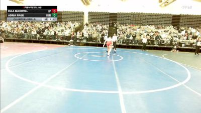 165 lbs Quarterfinal - Ella Maxwell, North Penn vs Adria Page, Prime Mat Club