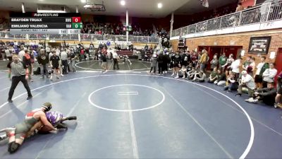 120 lbs Cons. Round 3 - Brayden Truax, Riverside vs Emiliano Valencia, Hanford