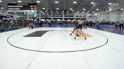 73 lbs Consi Of 16 #2 - Mason Umberger, Southington vs Jaevin Torres, Fisheye WC