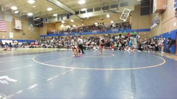 120lbs Champ. Round 2 - Kalista Kintner, Zillah (Girls) vs Hayden Linscott Morris, Moses Lake (Girls)