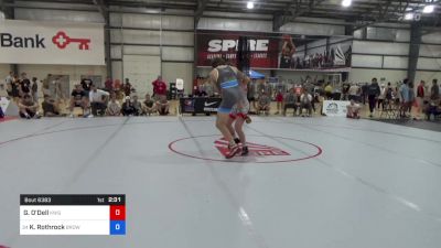 74 kg Consi Of 16 #2 - Grant O'Dell, Knights RTC vs Keegan Rothrock, Brown Regional Training Center