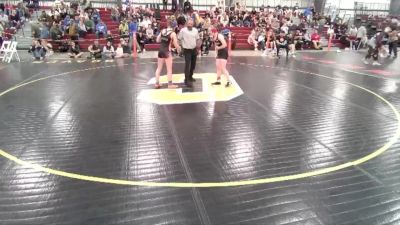120 lbs Champ. Round 2 - Angela Davis, Central vs Tatum Reher, Burns/Pine Bluffs