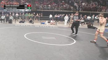 D 1 144 lbs 1st Place Match - Matthew Krail, Holy Cross vs Quinn McDermott, Brother Martin