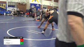 285 lbs Consolation - Allan Flores, Mission Viejo Diablos vs Luke Meyer, Capistrano Valley