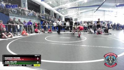 84 lbs Round 2 (4 Team) - Hudson Moore, East Kansas Eagles Gold vs Jude Miller, Midwest Gold