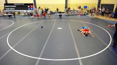 84 lbs 1st Place Match - Simon Sperry, MO vs Sam Smith, IA