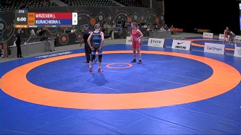 57kg Semi-Final - Jowita Wrzesien, POL vs Iryna Kurachkina, BLR