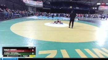 78 lbs 5th Place Match - Bailey Kersey, Thunder Mountain Wrestling Club vs Everly Mitchell, Punisher Wrestling Company