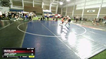 160 lbs Quarterfinal - Jacen Cowley, Carbon Wrestling vs Seldon Jenks, Uintah Wrestling