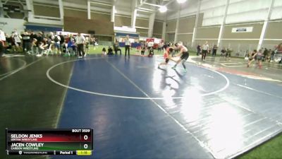 160 lbs Quarterfinal - Jacen Cowley, Carbon Wrestling vs Seldon Jenks, Uintah Wrestling