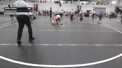 132 lbs Finals (8 Team) - Brody Tobias, Grit Mat Club Red vs Hudson Platt, Frost Gang