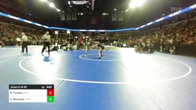 105 lbs Consi Of 16 #2 - Blanca Favela, Brawley vs Valeria Miranda, Canoga Park