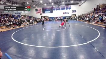 113 lbs 1st Place Match - Oscar Brown, Scottsbluff vs Ty McWilliams, Lander Valley