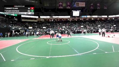 140 lbs Cons. Round 1 - Emmett Clark, BAY2 vs Zyler Chapman, MSQA