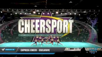 Express Cheer - Exclusive [2021 L4 Junior - Small Day 1] 2021 CHEERSPORT National Cheerleading Championship