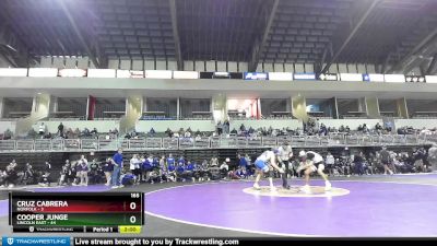 165 lbs Round 1 (4 Team) - Cooper Junge, Lincoln East vs Cruz Cabrera, Norfolk