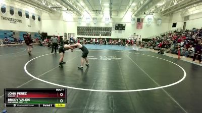 175 lbs Round 1 (3 Team) - Brody Valois, Cheyenne East vs John Perez, Valley