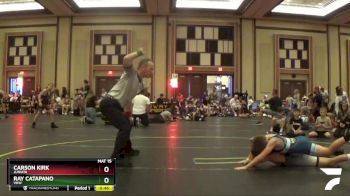 82 lbs Semifinal - Ray Catapano, VHW vs Carson Kirk, Juniata