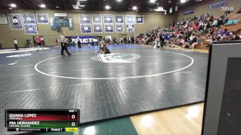 140 lbs Semifinal - Gianna Lopez, Peninsula vs Mia Hernandez, Channel Islands