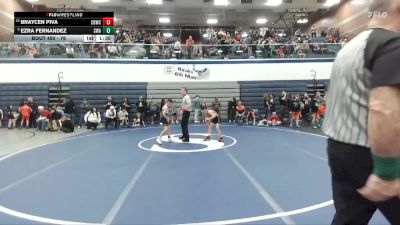 76 lbs Champ. Round 1 - Braycen Piva, Challis Blackheart Wrestling Club vs Ezra Fernandez, Sublime Wrestling Academy