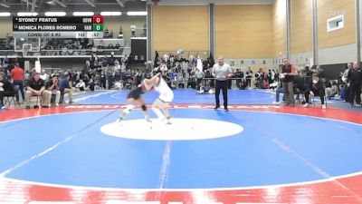 120 lbs Consi Of 8 #2 - Sydney Fratus, Coventry vs Monica Flores Romero, Fairfield Warde