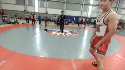 157 lbs Champ. Round 2 - Dashba Denetclaw, CNWC Concede Nothing Wrestling Club vs Ruben Rios, Toppenish USA Wrestling Club