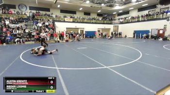 132 lbs Cons. Round 5 - Rieder Loomis, River Falls vs Austin Krentz, Spring Valley/Elmwood