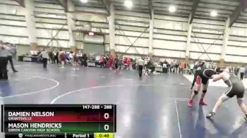 288 lbs Cons. Semi - Mason Hendricks, Green Canyon High School vs Damien Nelson, Grantsville