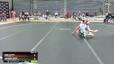 115 lbs Round 4 (10 Team) - Jake Klotz, Riverheads vs Warren Hicks, Noke Wrestling RTC