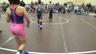 85 lbs Rr Rnd 2 - Johnie Wilson, Buffalo Valley K-4 vs Khloe Capper, Ragin Raisins Concord K-4