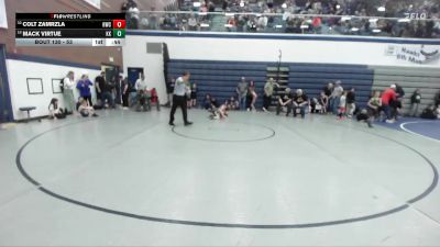 53 lbs Cons. Round 2 - Mack Virtue, Kuna Klub vs Colt Zamrzla, Homedale Wrestling Club