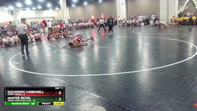 150 lbs Round 5 (10 Team) - Alejandro Carbonell, Verot Vikings vs Hunter Bickel, Genoa Wrestling Club