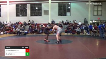 285 lbs Prelims - Sam Christensen, Baylor School vs Datremecious White, Evangel Christian Academy, LA