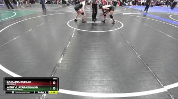 140 lbs Semifinal - Catalina Kohler, Hillsdale vs Aishi Vijayaraghavan, Archbishop Mitty