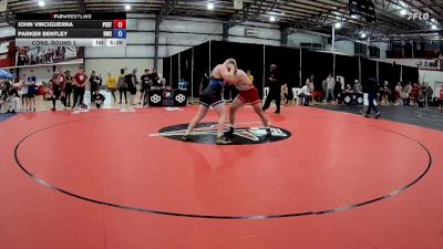 125 kg Cons. Round 2 - John Vinciguerra, Pennsylvania RTC vs Parker Bentley, Hilltopper Wrestling Club