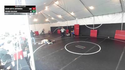 138 lbs Champ. Round 3 - Julien Galvan, Sunny Hills vs John Azyx Artienda, Chino Hills WC